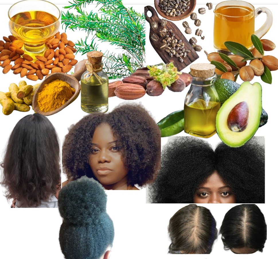 Organic HAIR GROWTH OIL-SHAMPOO-CONDITIONER For All Hair Types, All Hair types ( Pack 3 )